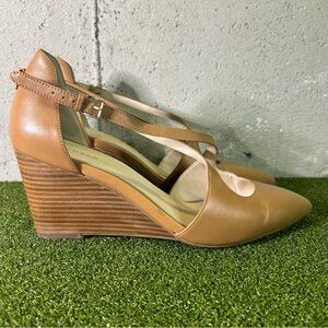 Cole Haan Emberlee Nude Beige Wedge W18048 Heel Shoes Women’s 8.5
